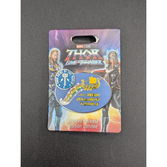 Disney Parks Marvel Thor Love And Thunder New Asgard Tours Pin Limited Release - Picture 1 of 2